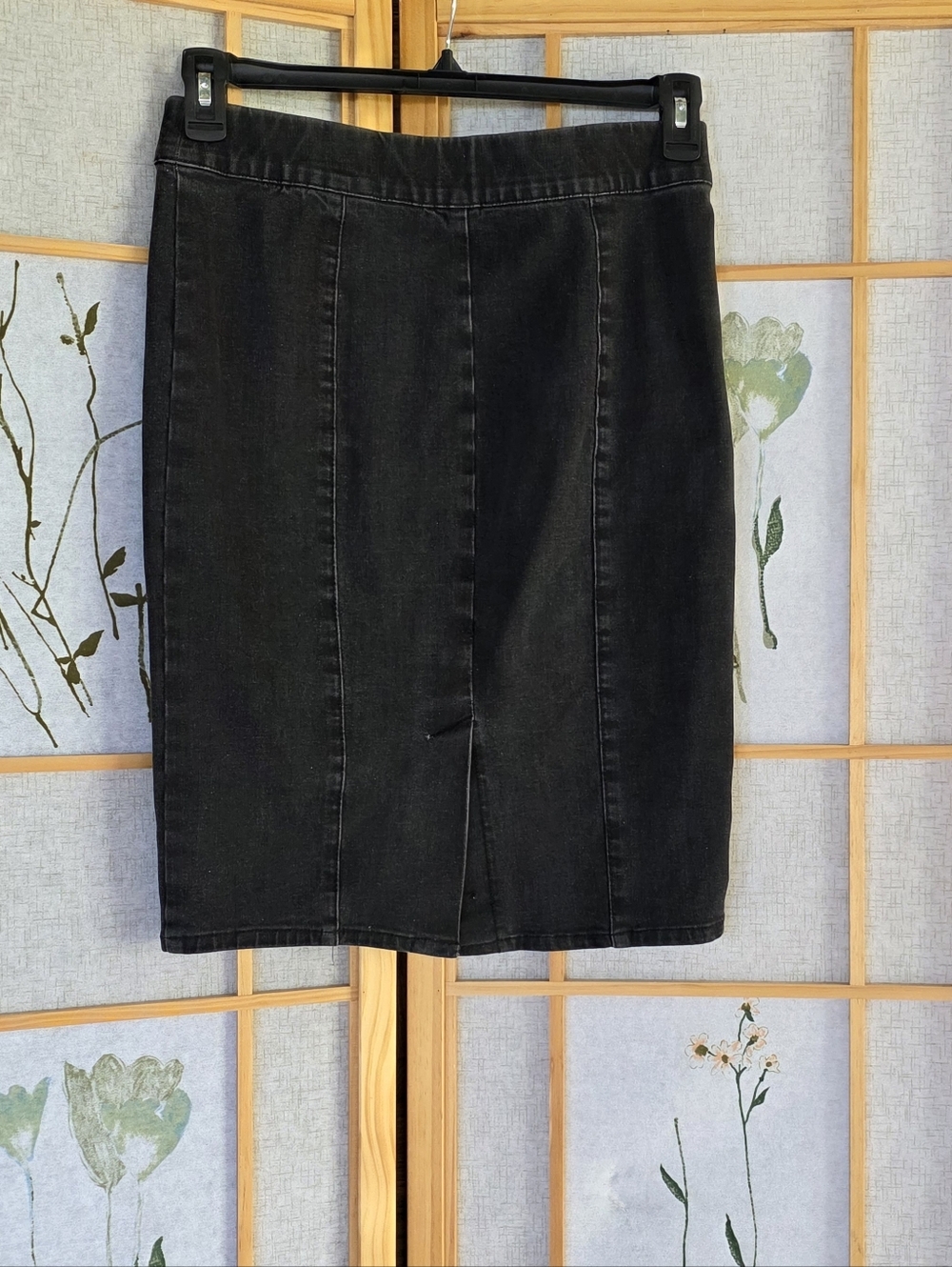 Classic Denim Pencil Skirt Chaps Denim Stretch